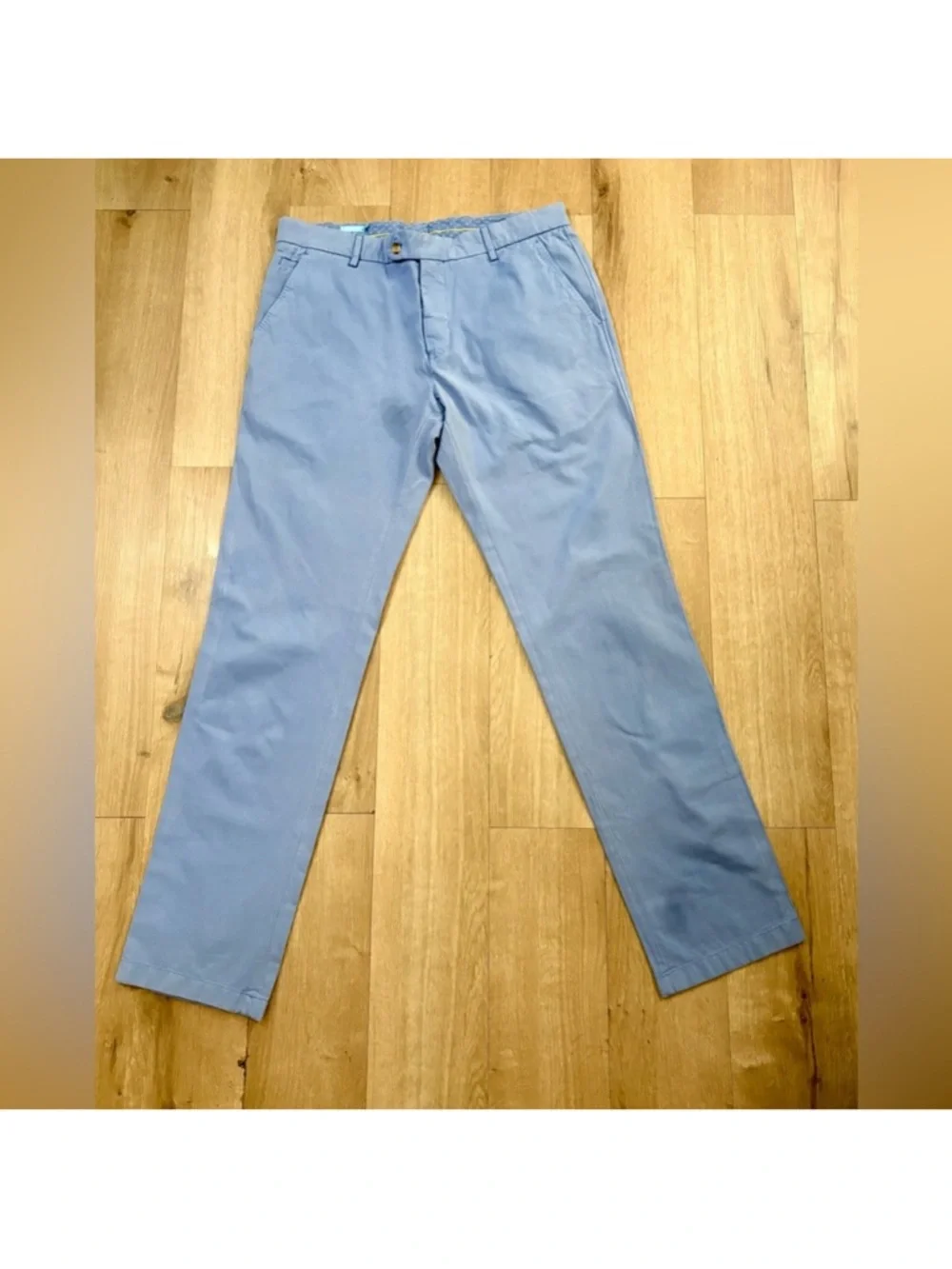 Men’s J. McLaughlin Blue Chino Pants - Size 34 - Picture 1 of 6